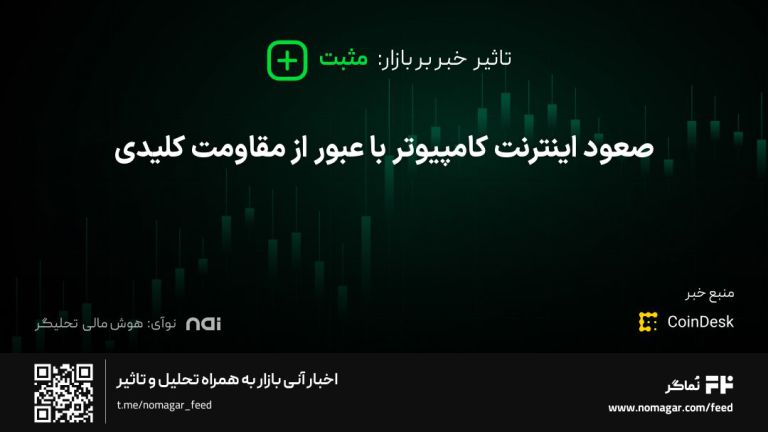 تصویر مرتبط با صعود اینترنت کامپیوتر با عبور از مقاومت کلیدی