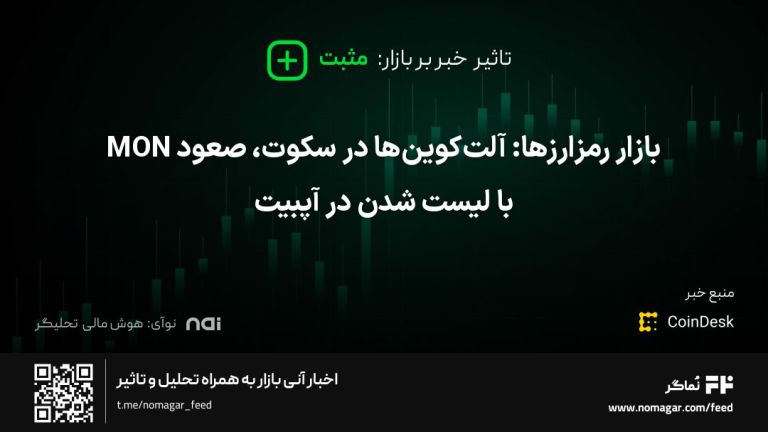 تصویر مرتبط با بازار رمزارزها: آلت‌کوین‌ها در سکوت، صعود MON با لیست شدن در آپبیت