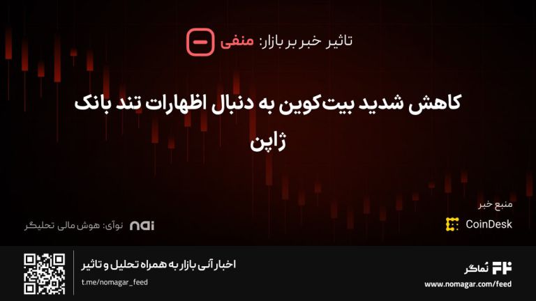 تصویر مرتبط با کاهش شدید بیت‌کوین به دنبال اظهارات تند بانک ژاپن
