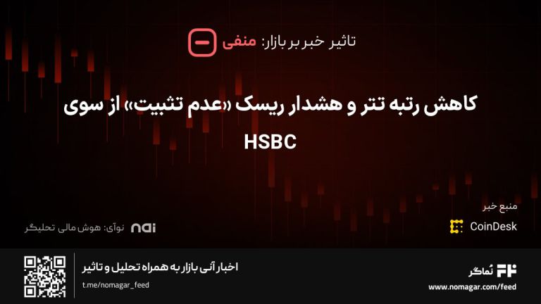 تصویر مرتبط با کاهش رتبه تتر و هشدار ریسک «عدم تثبیت» از سوی HSBC