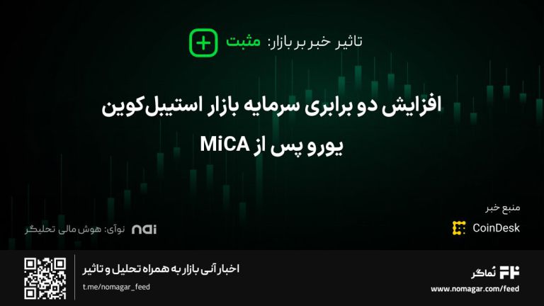 تصویر مرتبط با افزایش دو برابری سرمایه بازار استیبل‌کوین یورو پس از MiCA