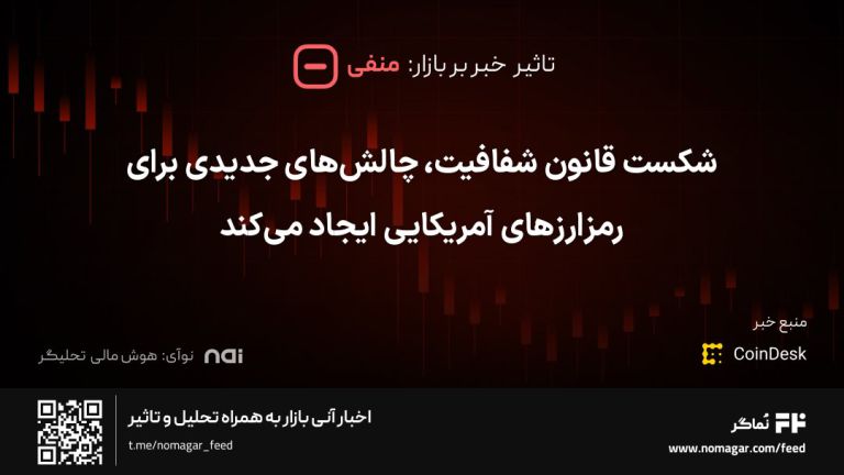 تصویر مرتبط با شکست قانون شفافیت، چالش‌های جدیدی برای رمزارزهای آمریکایی ایجاد می‌کند