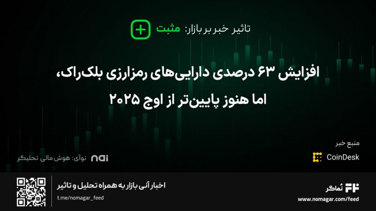 تصویر مرتبط با افزایش ۶۳ درصدی دارایی‌های رمزارزی بلک‌راک، اما هنوز پایین‌تر از اوج ۲۰۲۵